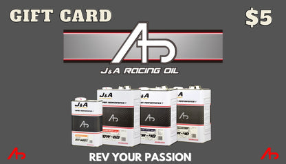 J&A Racing Oil e-Gift Card